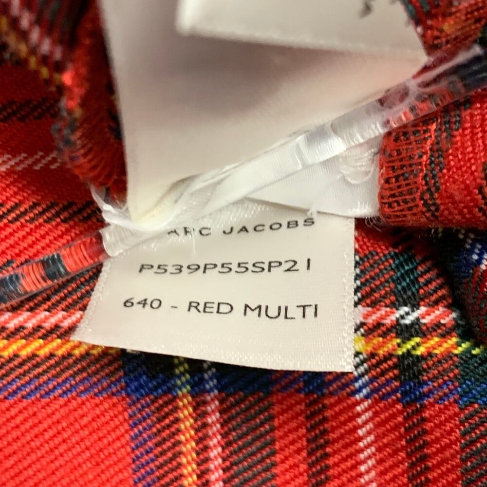 Marc Jacobs Size Xs Red Multi Color Polyester Ble… - image 8